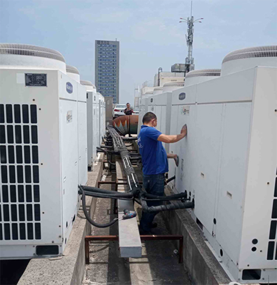 殷都中央空调制热和不制冷系统维修方法